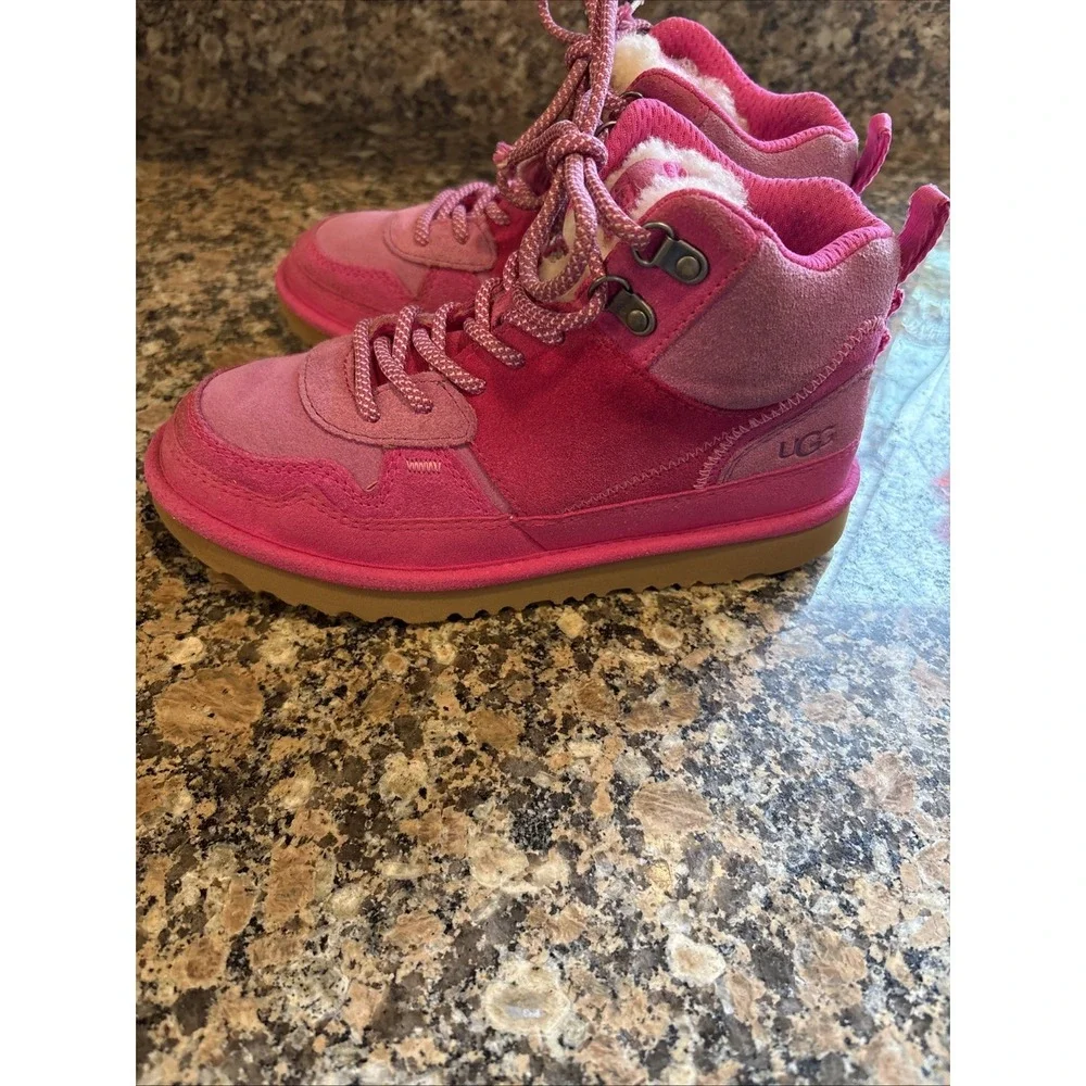 UGG Highland Hi Heritage Boots Pink Raspberry Sorbet 1134550K Kids 3 Women 5